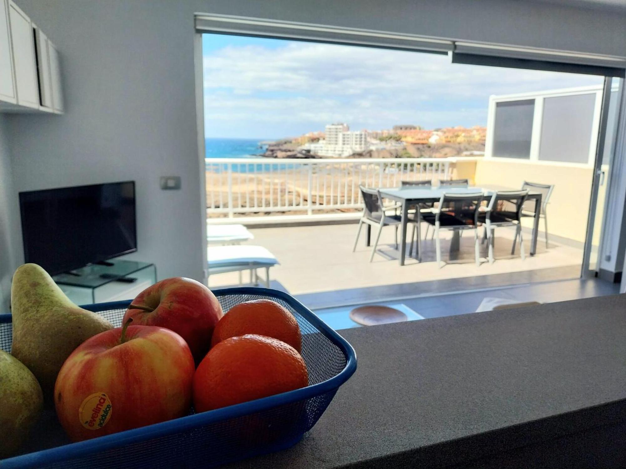 Atico Frente Mar Apartment Los Abrigos Luaran gambar